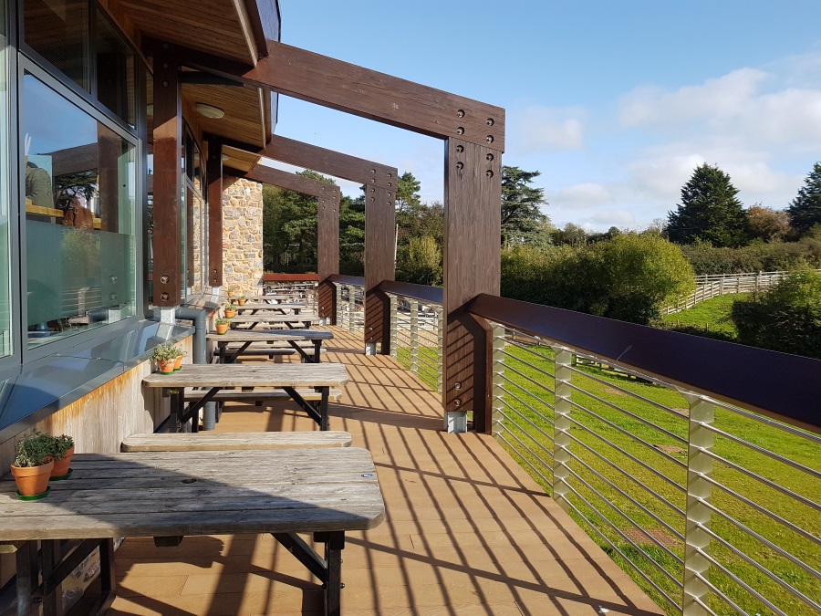 Outdoor seating at The Kitchen